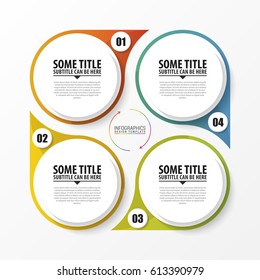 Infographics concept. Template for diagram, graph, presentation and chart. Vector illustration