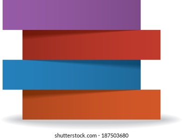 Infographics design element. Steps. EPS10 vector illustration