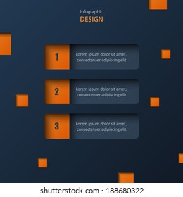 Infographics design. Eps10 Vector illustration