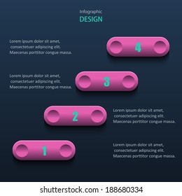 Infographics design. Eps10 Vector illustration