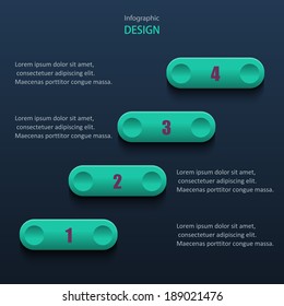 Infographics design. Eps10 Vector illustration