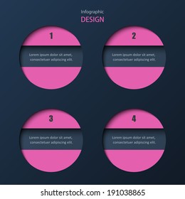 Infographics design. Eps10 Vector illustration