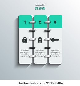 Infographics design. Eps10 Vector illustration