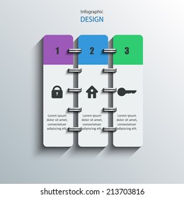 Infographics design. Eps10 Vector illustration