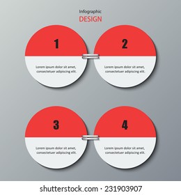 Infographics design. Eps10 Vector illustration