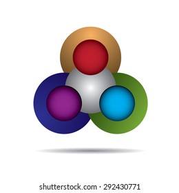 Infographics design on white background