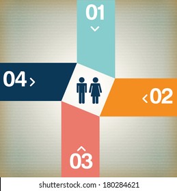 infographics design over beige  background vector illustration 