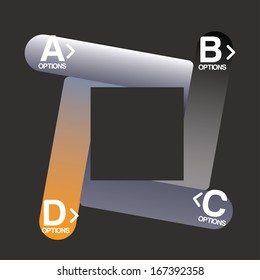 infographics design over black   background vector illustration 