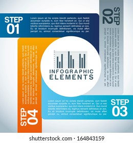 infographics design over blue   background vector illustration 