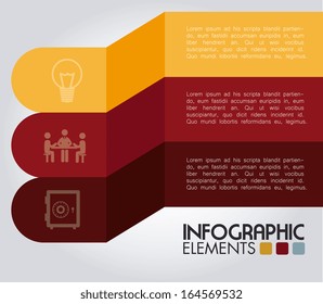 infographics design over gray background vector illustration 