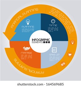 infographics design over gray  background vector illustration  
