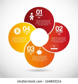 infographics design over gray   background vector illustration 