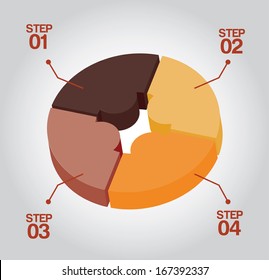 infographics design over gray  background vector illustration 