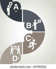 infographics design over gray   background vector illustration 