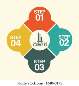 infographics design over  pink  background vector illustration 