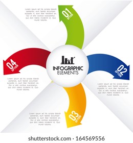 infographics design over white background vector illustration 