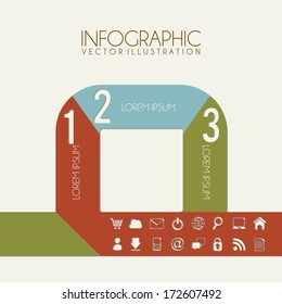 infographics design over  white background vector illustration 