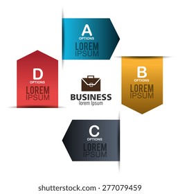 Infographics design over white background, vector illustration.