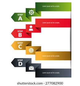 Infographics design over white background, vector illustration.