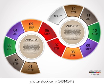Infographics design template