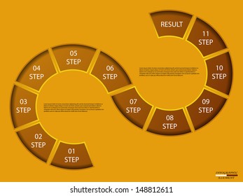 Infographics design template 