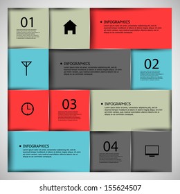 Infographics design template