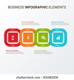 Infographics design template. Abstract 3D digital Infographic. Vector illustration can be used for workflow layout, diagram, number options, web design.