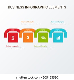 Infographics design template. Abstract 3D digital Infographic. Vector illustration can be used for workflow layout, diagram, number options, web design.