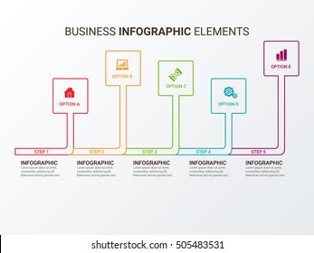 Infographics design template. Abstract 3D digital Infographic. Vector illustration can be used for workflow layout, diagram, number options, web design.
