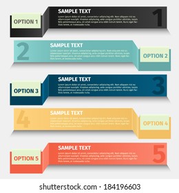 infographics design template banner