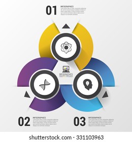 Infographics design template. Business concept. Modern vector illustration