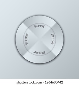 infographics design template can be used for workflow layout, diagram,  steps or processes. eps 10