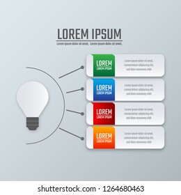infographics design template can be used for workflow layout, diagram,  steps or processes. eps 10