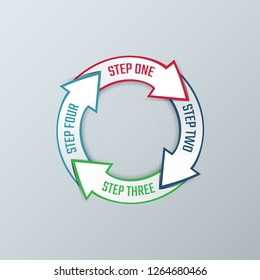 infographics design template can be used for workflow layout, diagram,  steps or processes. eps 10