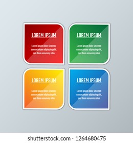 infographics design template can be used for workflow layout, diagram,  steps or processes. eps 10