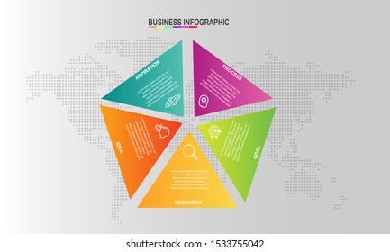 Infographics design template can be used for workflow layout, diagram, annual report, web design, Creative banner, label vector. Info Graph