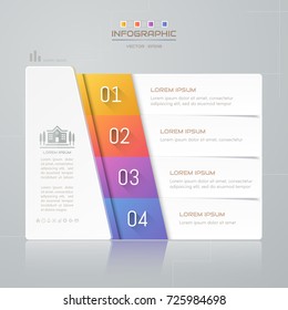 Infographics design template with icons, process diagram, vector eps10 illustration