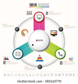 Infographics design template with icons set ,Vector eps10