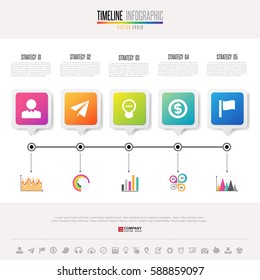 Infographics design template with icons set , Vector eps10