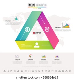 Infographics design template with icons set , Vector eps10 , Elements of this image furnished by NASA