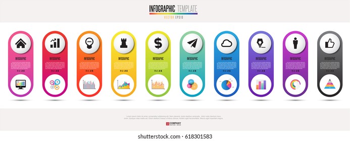 Infographics design template , Vector eps10