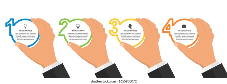 Infographics design template. Vector illustration.