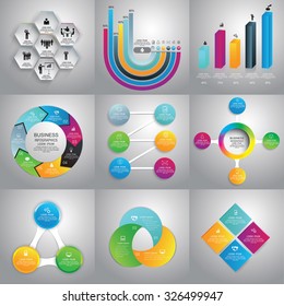 Infographics Design Templates set