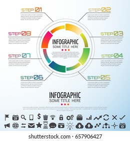 infographics Design Template,Vector Illustration