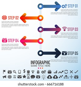Infographics Design Template,Vector Illustration