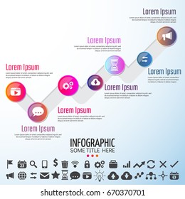 Infographics Design Template,Vector Illustration