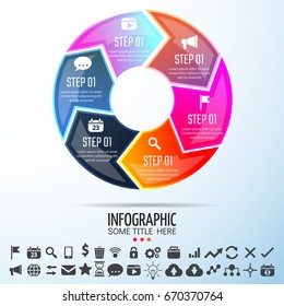 Infographics Design Template,Vector Illustration