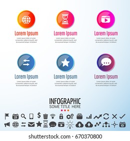 Infographics Design Template,Vector Illustration