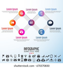 Infographics Design Template,Vector Illustration