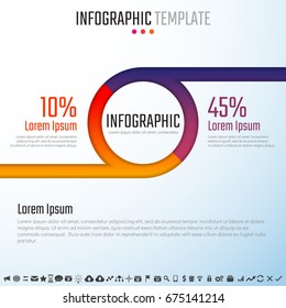 Infographics Design Template,Vector Illustration